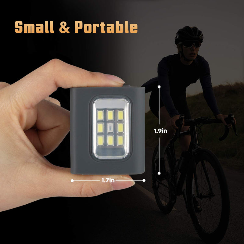 Running Light, 2Pack Reflective Running Gear for Runners, USB Rechargeable LED Light, Clip on Running Lights with Runners and Joggers for Camping, Hiking, Running, Outdoor Adventure cool black - BeesActive Australia