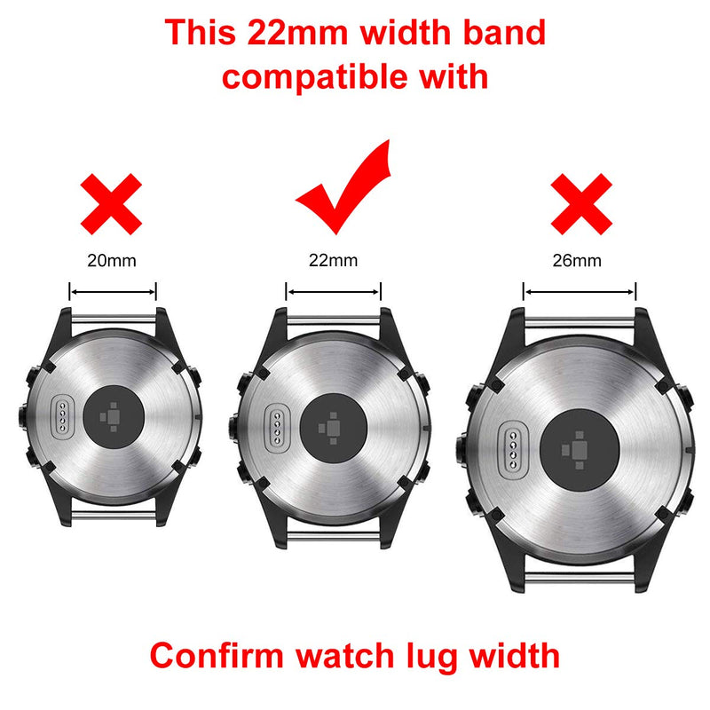 [AUSTRALIA] - LDFAS Titanium Band Compatible Fenix 6 Pro/5 Plus Band, 22mm Titanium Metal Quick Release Easy Fit Watch Strap Compatible for Garmin Fenix 5 Plus 6 Pro/Forerunner 935/945 Smartwatch, Black Update 