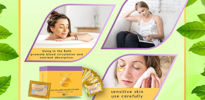 30 Pairs 24K Gold Under Eye Patch, Eye Mask, Collagen Eye Patch, JUYOU Eye Pads For Anti-wrinkles, Puffy Eyes, Dark Circles, Fine Lines Treatment - BeesActive Australia