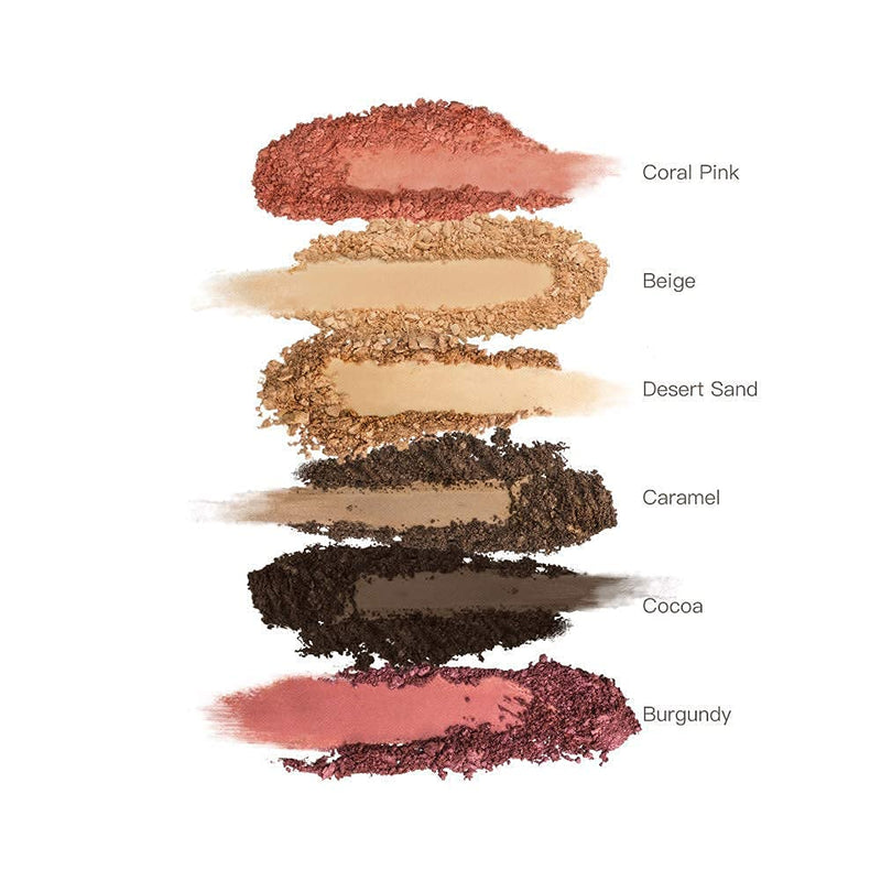 Shades of Wonderland Blush and Eyeshadow Palette - Highly Pigmented Shimmer Matte - Smooth With Moisturizing Jojoba Oil - Vegan and Cruelty Free - For All Skin Types - Unique Design - BeesActive Australia