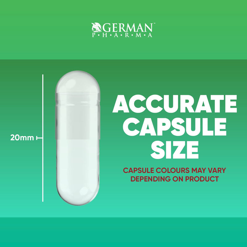 German Pharma Fadogia Agrestis Vegetable Capsules | 60 Capsules, 2 Per Day | 1 Month Supply | Accelerates Muscle Building & Recovery | 100% Vegan | - BeesActive Australia
