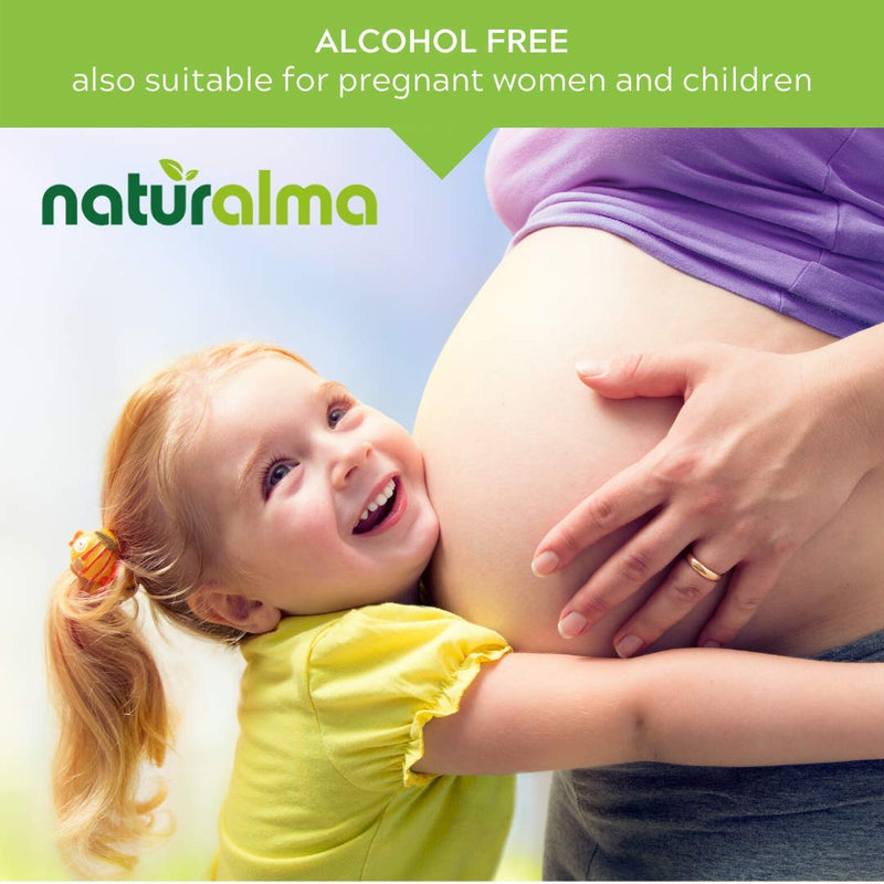 Ginkgo (Ginkgo biloba) Leaves Alcohol-Free Mother Tincture Naturalma | Liquid Extract Drops 120 ml | Food Supplement | Vegan 120 ml (Pack of 1) - BeesActive Australia
