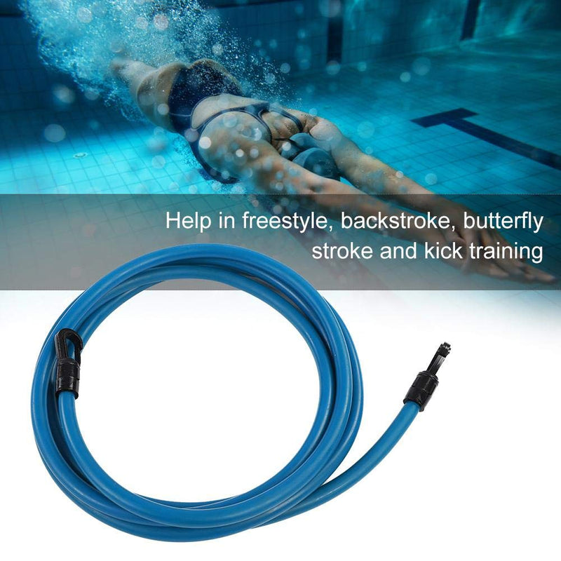 VGEBY1 Swimming Resistance Belt, Swim Training Tether Resistance Strap Band for Swim Learners Blue 6*10*3M - BeesActive Australia