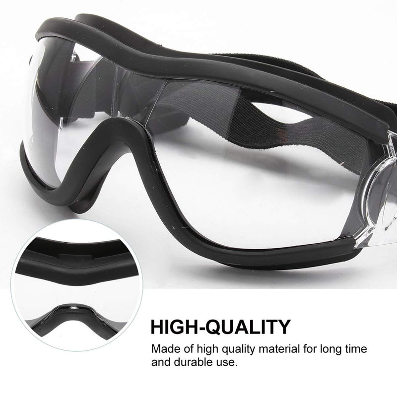 ULTECHNOVO Pet Goggles Eye Protective Glasses Anti-UV,Windproof,Waterproof Eye Goggles for Medium-Sized or Large Dog (Transparent) - BeesActive Australia