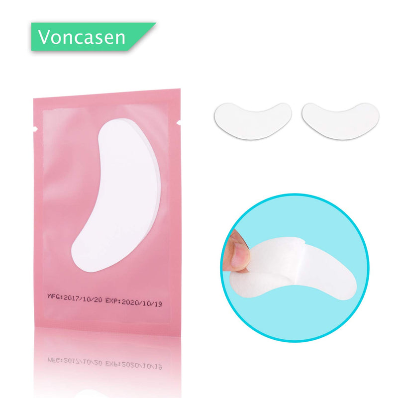 100 Pairs Set Gel pads for eyelash extensions, Comfy and Cool Under Eye Pads for Eyelash Extensions Eye Patches Beauty Tool Pink - BeesActive Australia