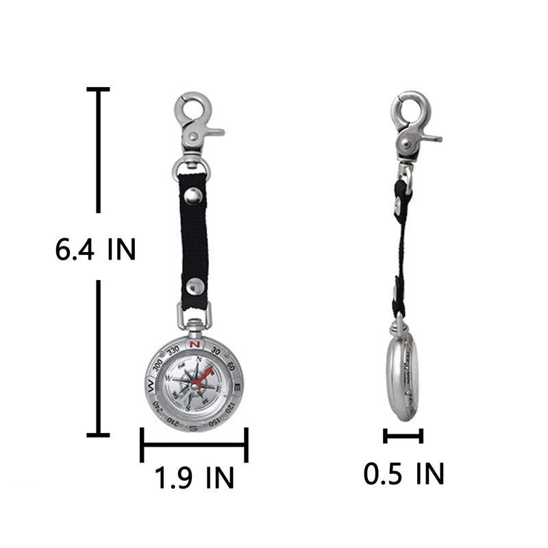 Zinc Alloy Pocket Compass,Portable Pocket Watch Compass,Gift Compass,Camping Survival Compass Suitable for Hiking Backpacking,Camping Plan,Fishing,Outdoor Accessories,1 Pcs - BeesActive Australia