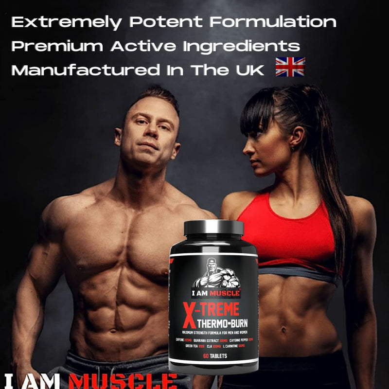 X-Treme Thermo-Burn, Premium Active Ingredients, Supplement for Men & Women, UK Premium Manufacturer, 60 Tablets - BeesActive Australia