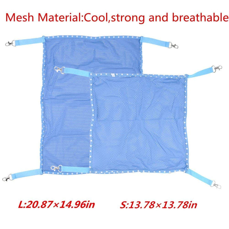 Winnsty Cat Hammock Summer Breathable Mesh Pet Hammock Bed, Under Chair Hammock Cradle Crib for Small Animals Large - BeesActive Australia