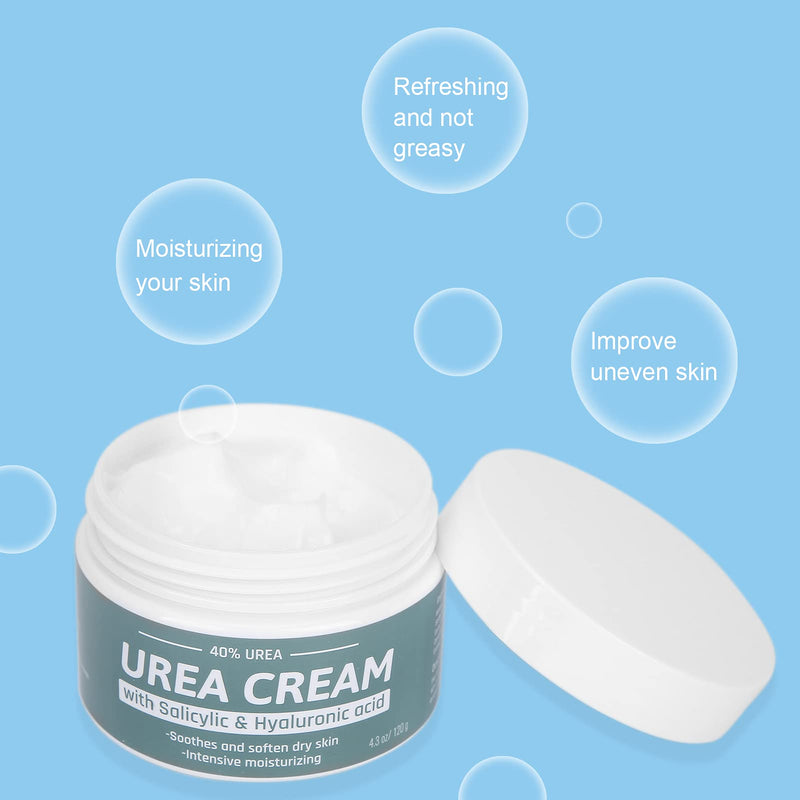 Intensive Foot Cream For Cracked Heels and Dry Skin - Urea Cream For Foot Care & Athletes Foot Treatment - Cracked Heel Repair Cream 120g - BeesActive Australia