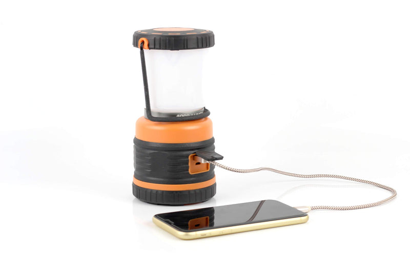 LED Camping Lantern Rechargeable, 1800LM, 4 Light Modes, 4400mAh Power Bank, IP44 Waterproof, Perfect Lantern Flashlight for Hurricane, Emergency, Power Outages, Home and More, USB Cable Included - BeesActive Australia