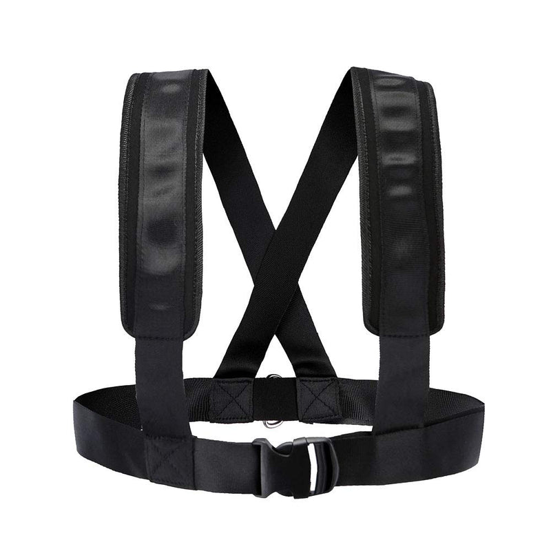 XccMe Sled Harness Tire Pulling Harness Fitness Resistance Training Workout -Adjustable Padded Shoulder Strap Vest+belt+resistance band - BeesActive Australia