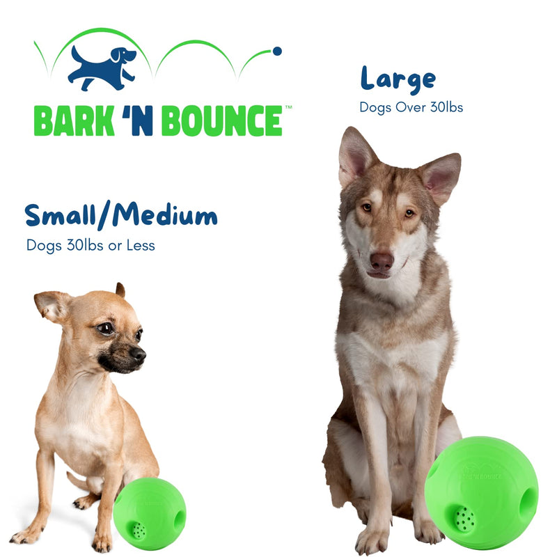 Bark N Bounce: The Interactive Dog Toy Ball That Bounces and Laughs, Engaging Your Dog's Natural Instincts Small/Medium 3.75 Inches - Dogs 30lbs and under - BeesActive Australia