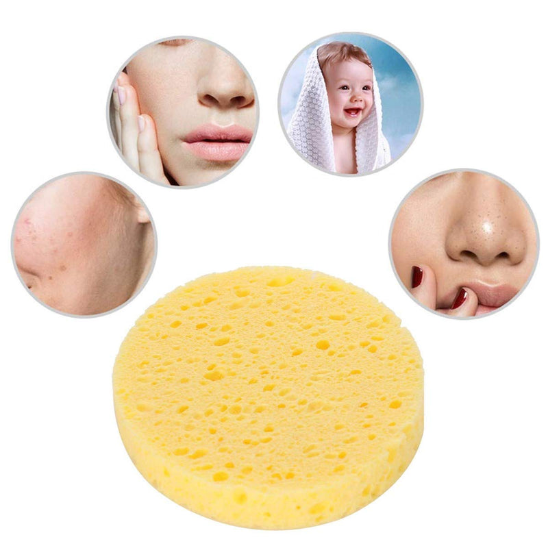 36 Pcs Facial Sponge Compressed Face Cleansing Washing Sponge Makeup Tool for Facial Cleansing Exfoliating Spa Massage Makeup Removal - BeesActive Australia
