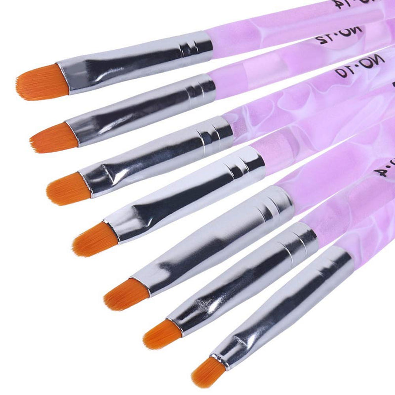 WOKOTO 14 Pcs Nail Brush Pen Set Uv Gel Acrylic Nail Art Tips Builder Brush Nail Painting Brush Pen Kit - BeesActive Australia