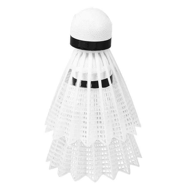 Dioche 12-Pack Nylon Feather Shuttlecocks, White Badminton Shuttlecocks, Badminton Balls,Indoor Outdoor Sports Hight Speed Training Badminton Birdies - BeesActive Australia