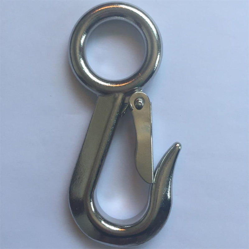 [AUSTRALIA] - Stainless Steel 1-1/8" Eye Hook with Latch,electric Polished, Marine Grade 