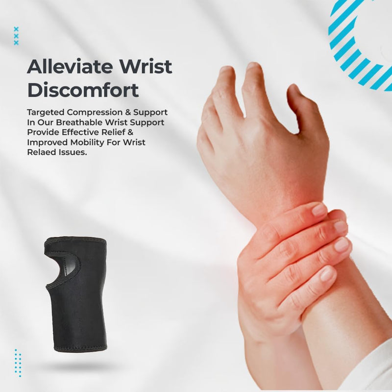 Hotcakes Wrist Brace for Carpal Tunnel (2PCS) - Breathable Hand Brace Provides Wrist Support for Joint Pain, Tendonitis Pain Relief and Arthritis with Adjustable Velcro Straps (Neoprene, Pair) Neoprene - BeesActive Australia
