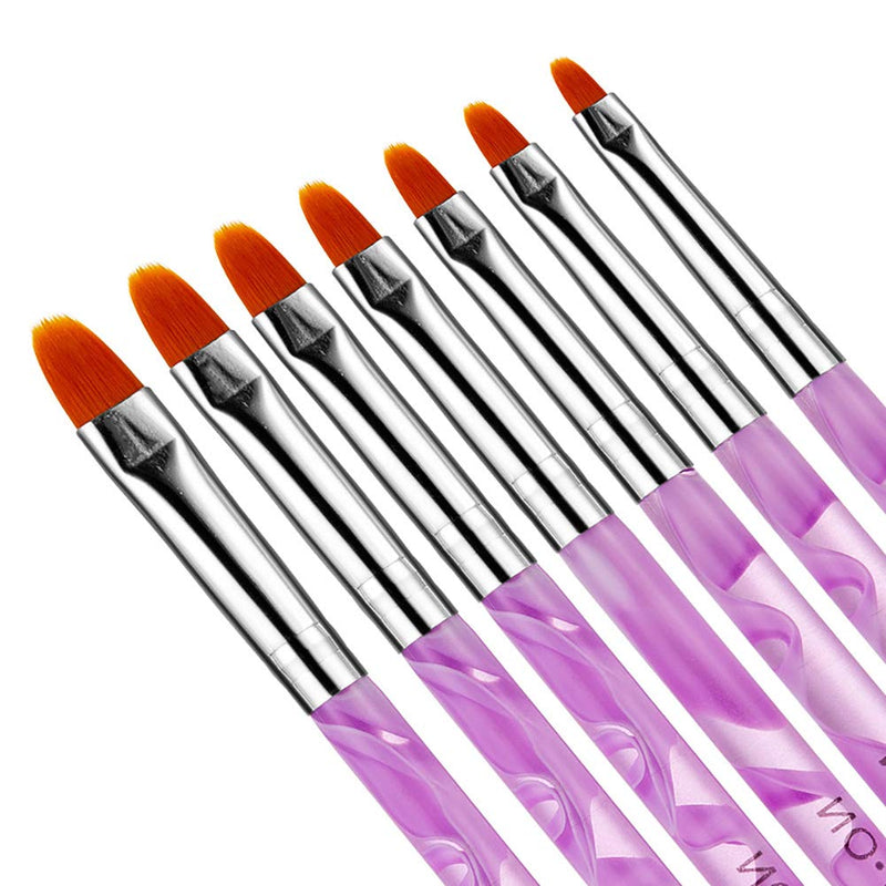 DANNEASY 13 Pcs Acrylic Nail Art Brush Set UV Gel Builder Brush Nail Carving Pen Painting Flower Nail Art Salon DIY Manicure Tools Kit 1 - BeesActive Australia