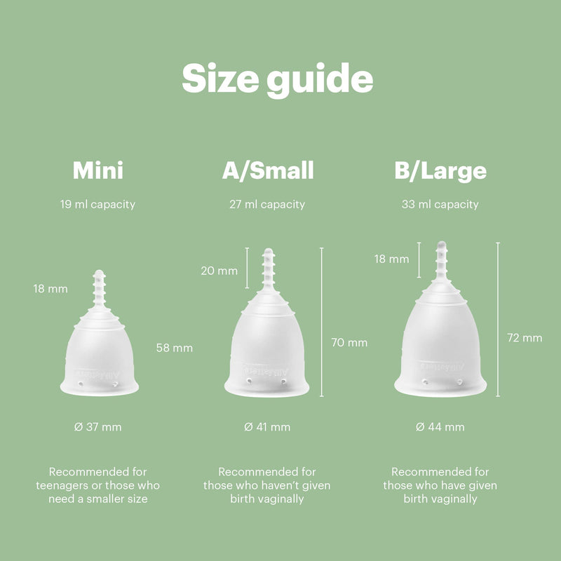 AllMatters Menstrual Cup (Formerly OrganiCup) Size A, for Those Who Haven’t Given Birth Vaginally. Award Winning Period Cup - BeesActive Australia