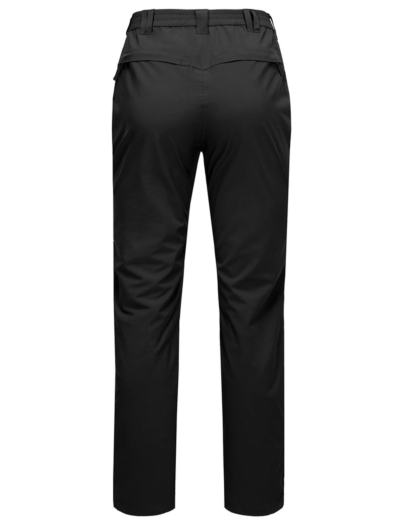 Little Donkey Andy Women's Waterproof Rain Pants Lightweight Breathable Rainproof Pants for Outdoor Hiking Golf Black X-Small - BeesActive Australia