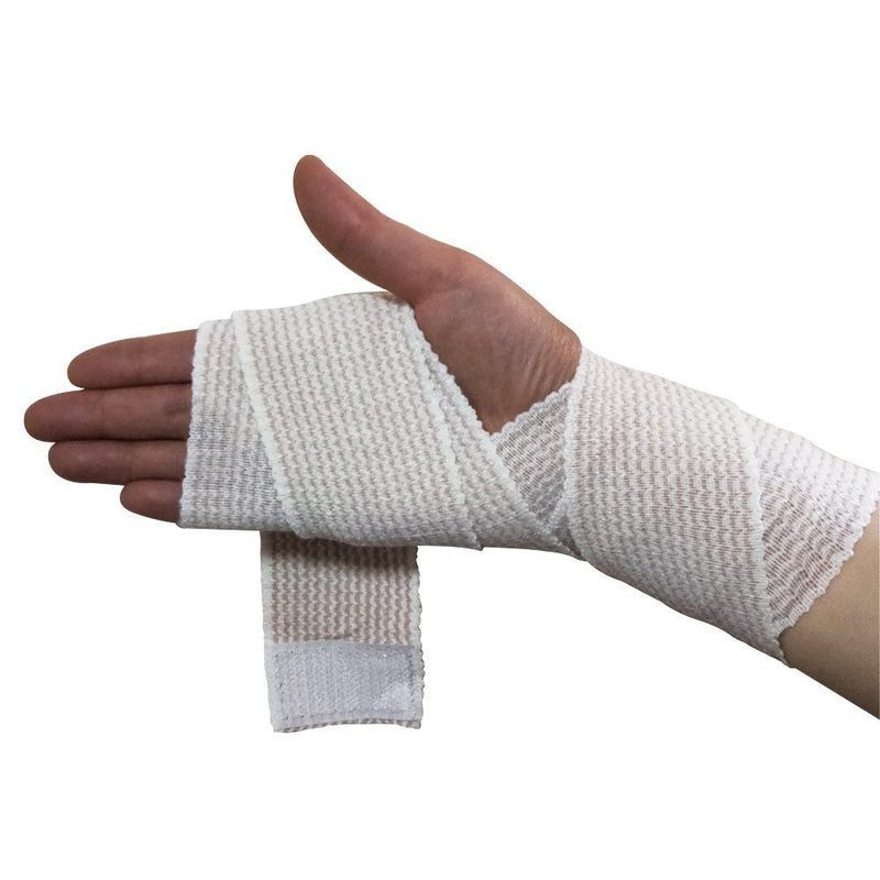 ZJCCTO Elastic Bandage 6 Pack. 2 Inches Wide x (13 to 15 ft. when stretched) with Hook and Loop on Both Ends, Latex Free Bandage. Perfect Compression Wrap for Varicose Veins,Sprained Ankle - BeesActive Australia