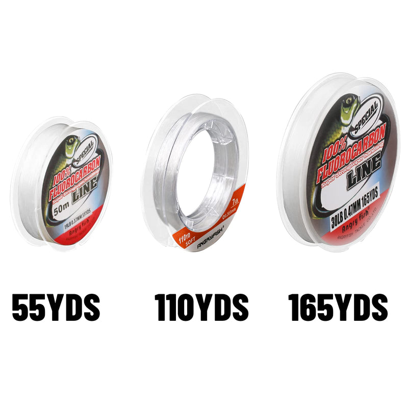 ANGRYFISH 100% Fluorocarbon Fishing Line and Fluorocarbon Leader-Invisible Underwater-Faster Sinking- Ultralow Stretch(2-30LB) Pink 3LB/0.148MM-55YD - BeesActive Australia