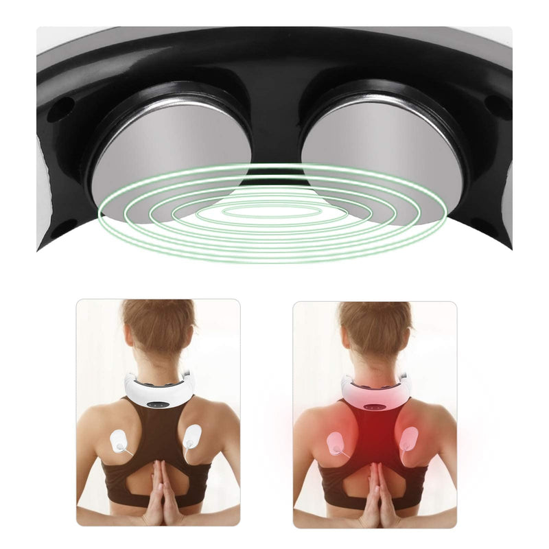 Electric Massagers for Neck and Back, Portable Cervical Massager Heating Pain Relief Tool Health Care Relaxation Neck Massager - BeesActive Australia