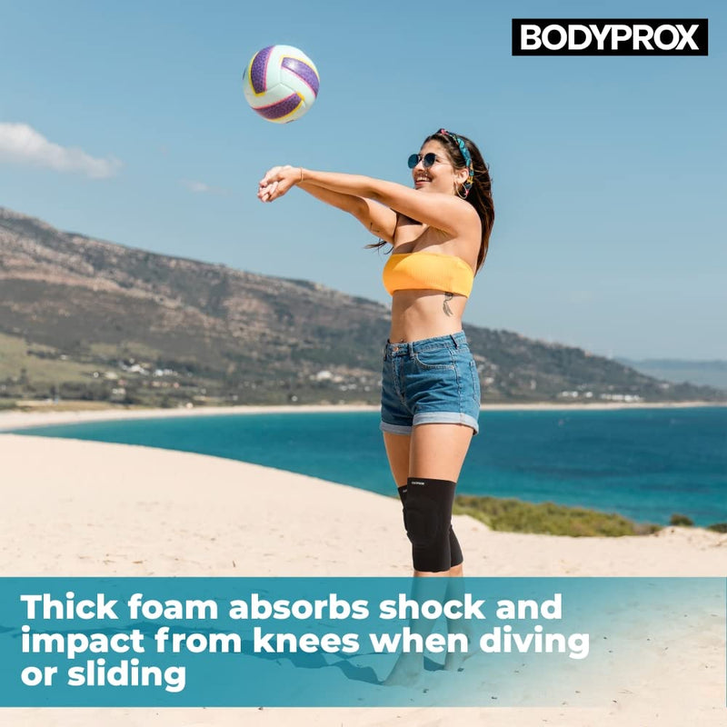 Protective Knee Pads, Thick Sponge Anti-slip, Collision Avoidance Knee Sleeve Small/Medium - BeesActive Australia
