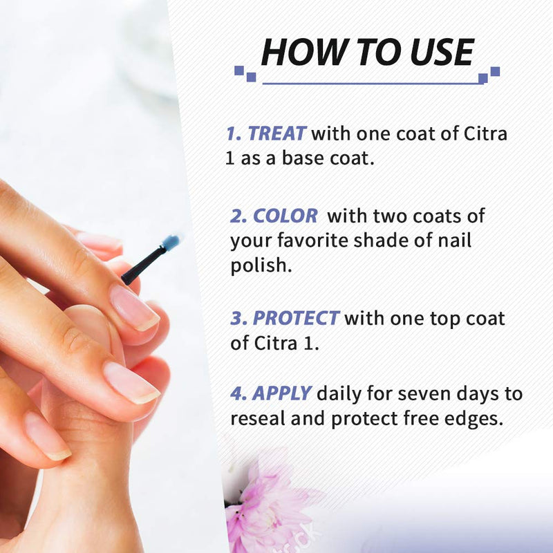 Nail Tek CITRA 2 Nail Strengthener For Soft and Peeling Nails, Conditions, Improves, and Protects Nails, Daily Nail Treatment, 1-Pack - BeesActive Australia