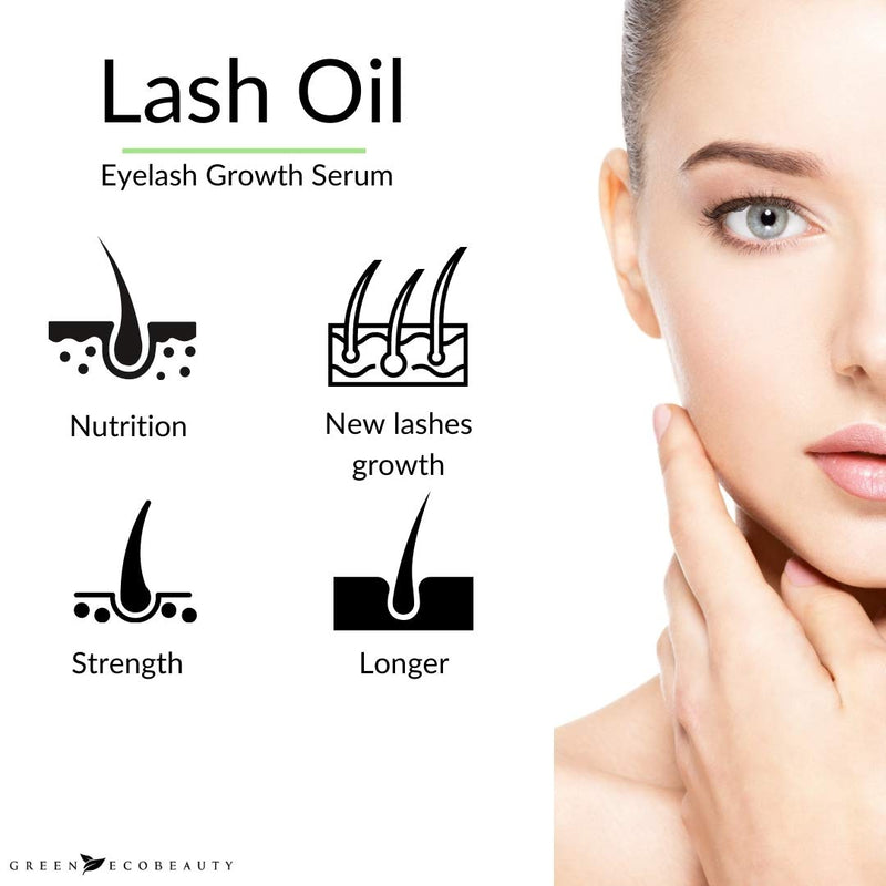 Eyelash Growth Enhancer Natural Serum By Green Eco Beauty - BeesActive Australia