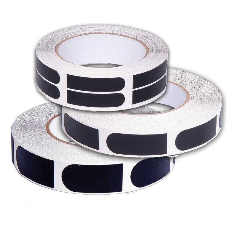 KR Strikeforce Bowling Sure Fit Insert Bowling Tape Available in Multiple Tape Sizes and Multiple Quantities Black 1/2" - 100-Piece Roll - BeesActive Australia