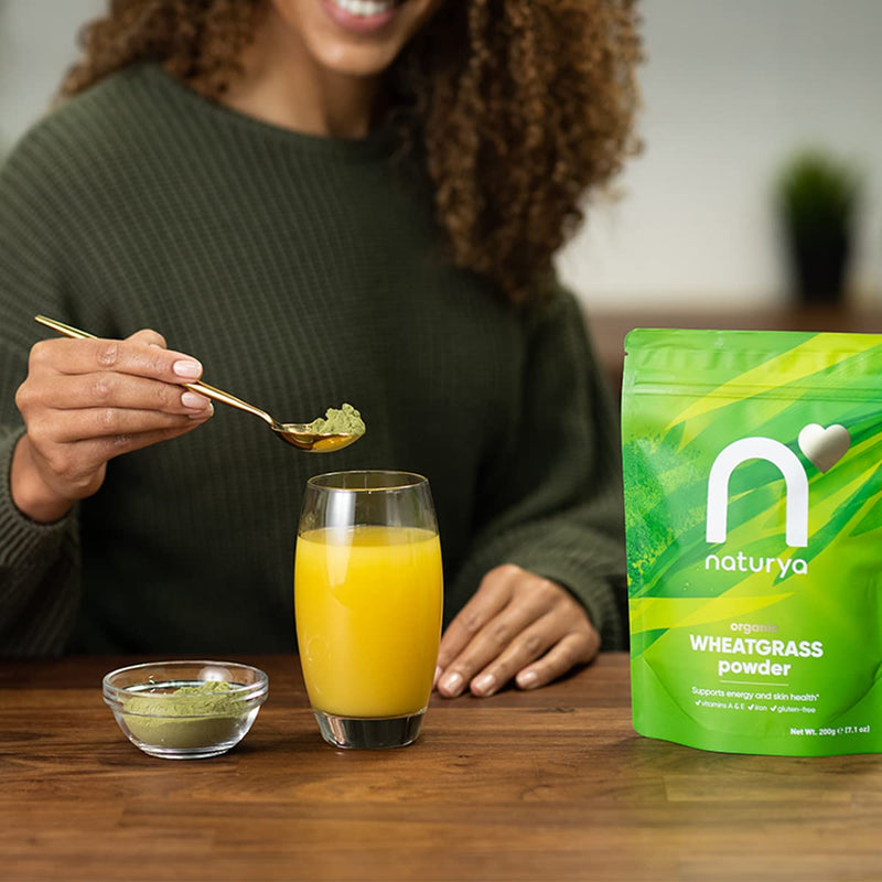 Naturya Organic Wheatgrass Powder, 200g - BeesActive Australia