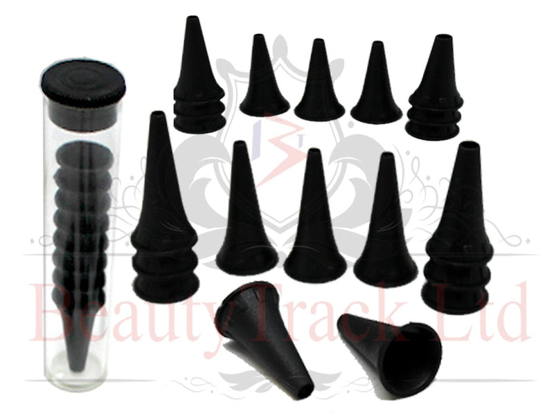 BeautyTrack Otoscope Disposable Specula Ear Piece Ear Inspection Examination Diagnostic Black - Pack of 100 - BeesActive Australia