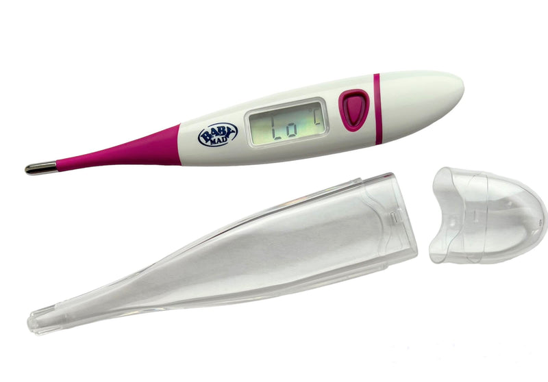 Digital Basal Thermometer 2 Decimal Place Degree Accuracy, BBT, Oral, Rectal, Underarm Waterproof for Adults or Children - BeesActive Australia
