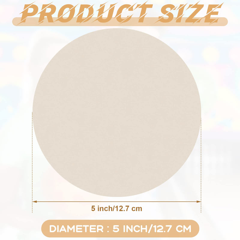 Maitys 12 Pieces Bowling Sanding Pads Round Bowling Ball Round Spinner Bowling Ball Sand Pads Resurfacing Polishing Cleaning Kit, (White, P500, P1000, P1500, P2000, P3000, P5000 Grit) - BeesActive Australia