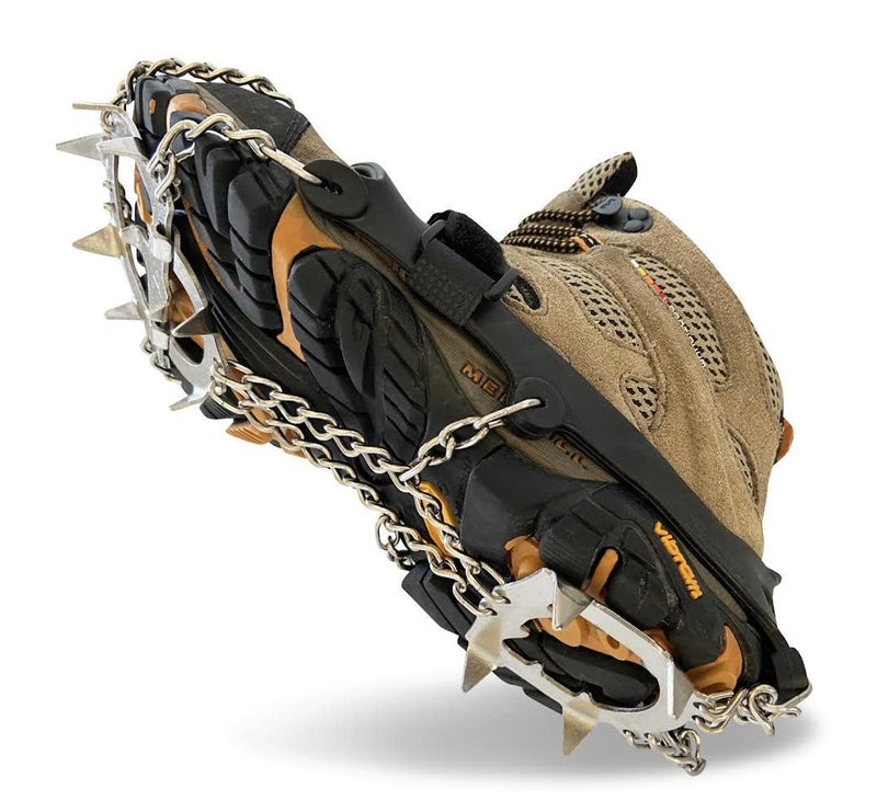 Carbon Steel Traction Spikes for Walking on Snow and Ice - Happy Moose Ice Traction Trekkers (1 Pair) - BeesActive Australia
