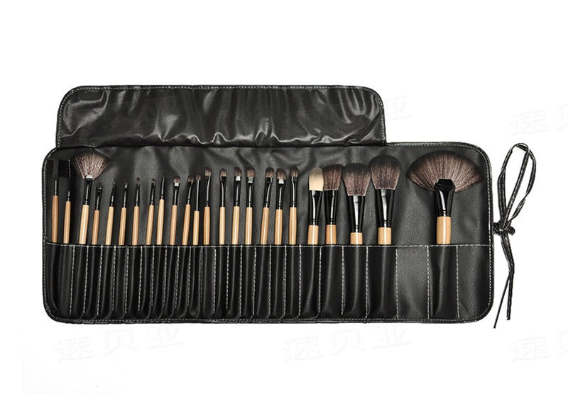 Pure Vie Pro 24 Pcs Make Up Brushes + 1 Sponge Puff + 15 Colors Cream Concealer Camouflage Makeup Palette Contouring Kit for Salon and Daily Use - BeesActive Australia