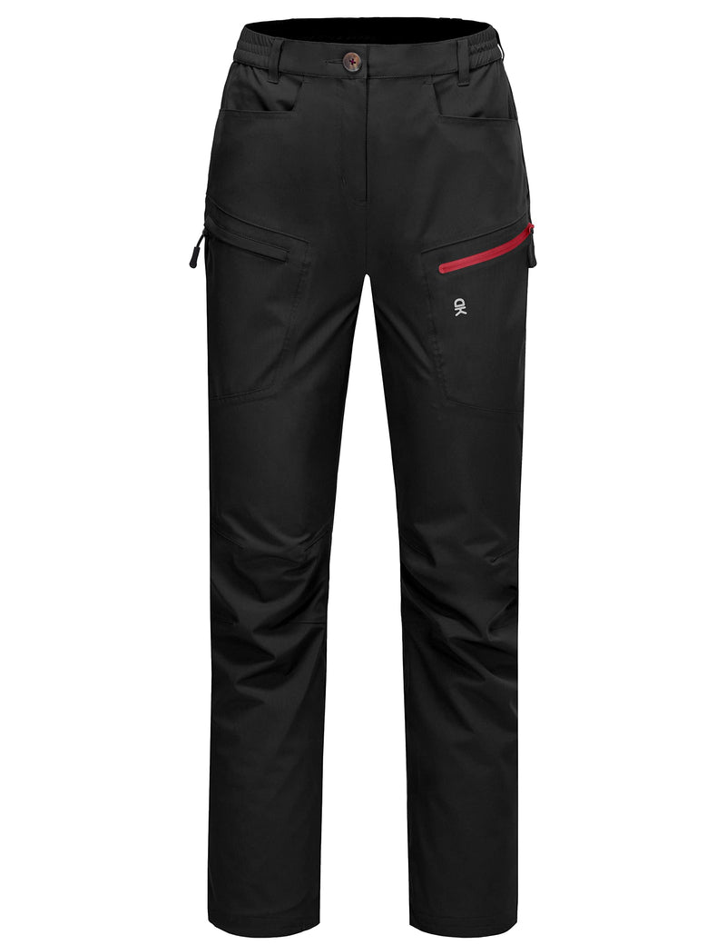 Little Donkey Andy Women's Waterproof Rain Pants Lightweight Breathable Rainproof Pants for Outdoor Hiking Golf Black X-Small - BeesActive Australia