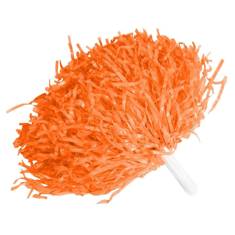 [AUSTRALIA] - VGEBY1 8 Colors 2pcs Cheerleader Pom Poms Hand Flowers Cheerleader Pompoms for Sports Party Cheers Ball Dance Fancy Dress Night Party Orange 