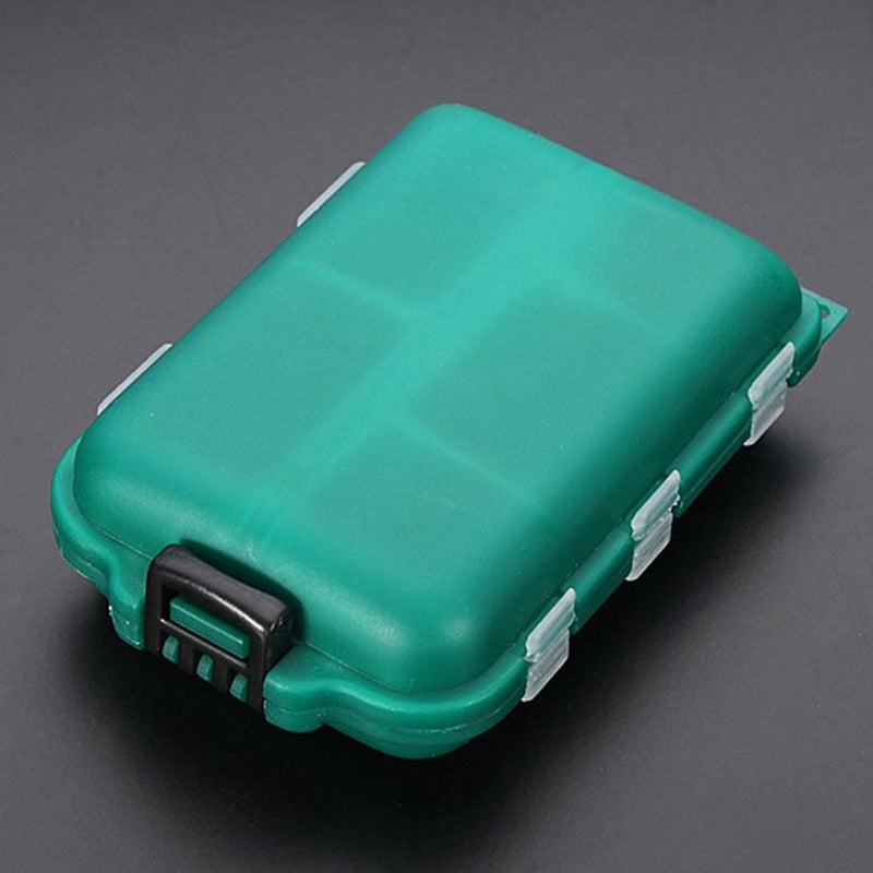 Fishing Tackle Box, 10 grids Plastic Box Waterproof Hard Fishing Tackle Box Case Hooks Lures Baits Storage Organizer Box Utility Boxes - BeesActive Australia