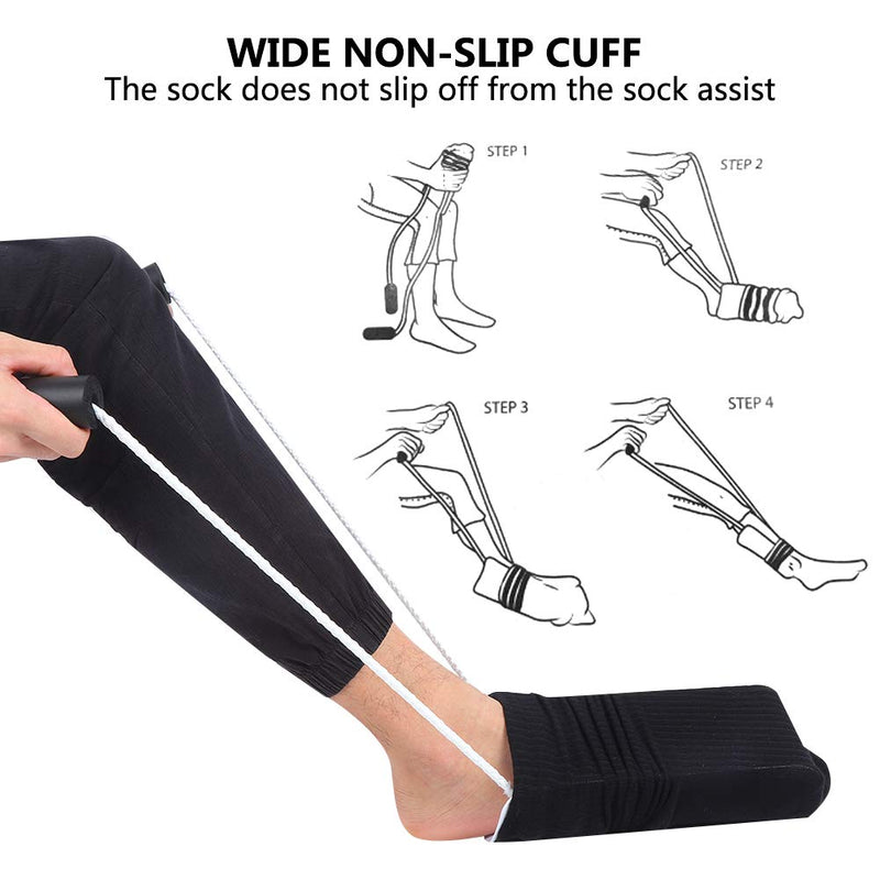 Sock Aid, Sock Helper, Durable Portable 29.5inch for Handicapped People with Injury - BeesActive Australia