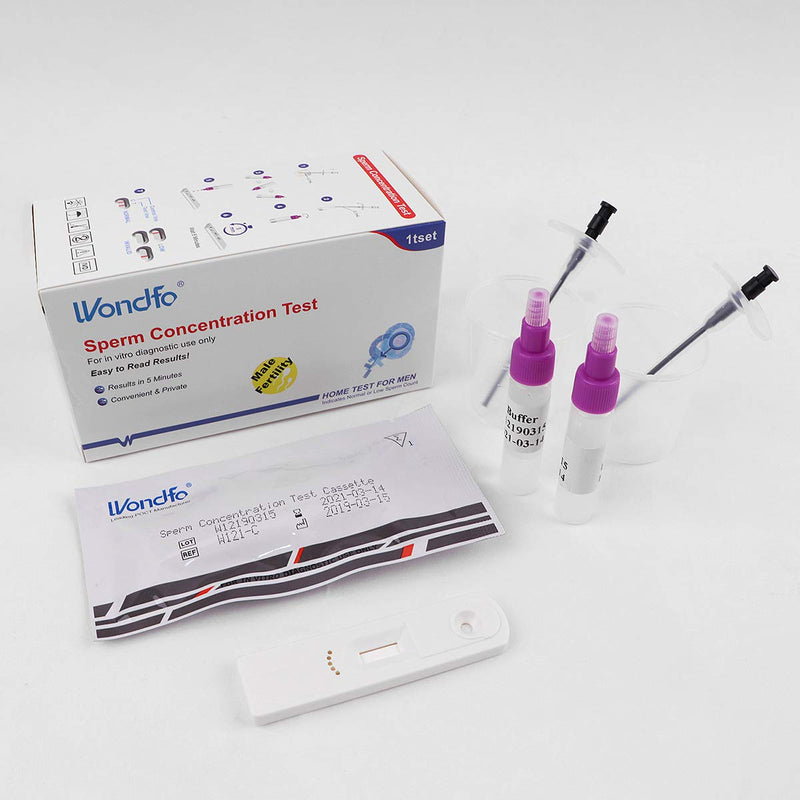 Wondfo Male Fertility Test 2 Tests Sperm Count Test Kit for Checking Sperm Concentration Rapid Result at Home - BeesActive Australia
