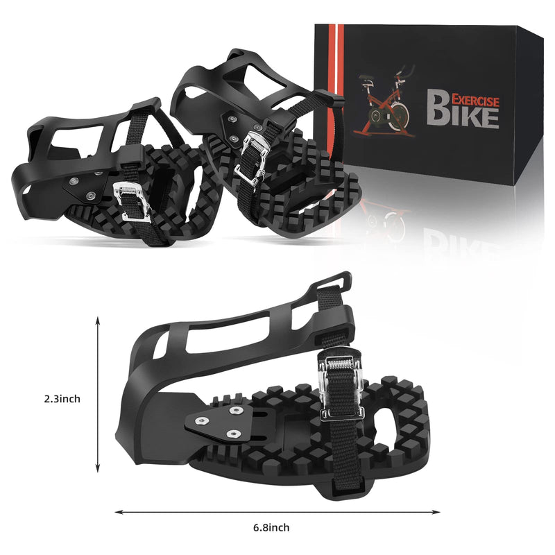 Toe Cages for Peloton Bike & Peloton Bike+ Pedals Compatible Toe Cage Adapters, Convert Compatible with Look Delta Pedals to Toe Clip Straps - Ride with Regular Sneakers Shoes, Accessories for Peloton - BeesActive Australia