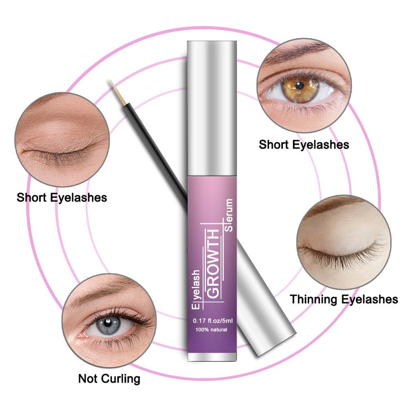 Natural Eyelash Growth Serum & Brow Enhancer.The latest plant extraction technology, Natural Non Stimulation formula to meke your Lashes and Eyebrows Fuller & Longer [5ml] - BeesActive Australia