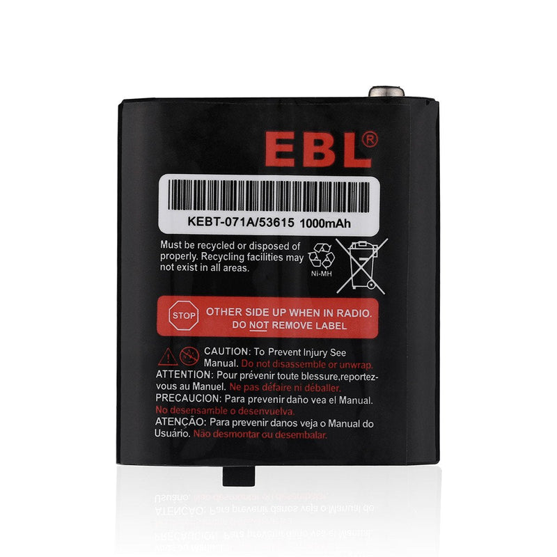 EBL 2 Packs 3.6V 1000mAh Two-Way Radio Rechargeable Batteries for 53615 KEBT-071A KEBT-071-B KEBT-071-C KEBT-071-D - BeesActive Australia