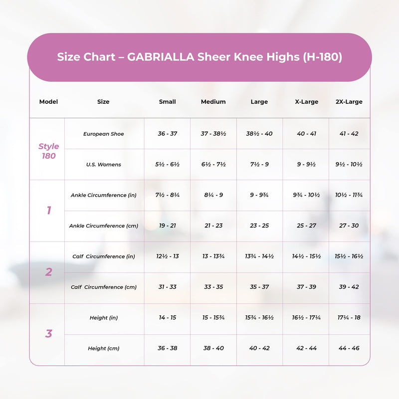 GABRIALLA Sheer Knee High Compression Stockings for Women, Medical Grade Calf Knee Highs, Graduated Firm Compression 23-30 mmHg, Improve Blood Circulation, Prevent & Treat Varicose Veins, Close Toe Medium Beige - BeesActive Australia