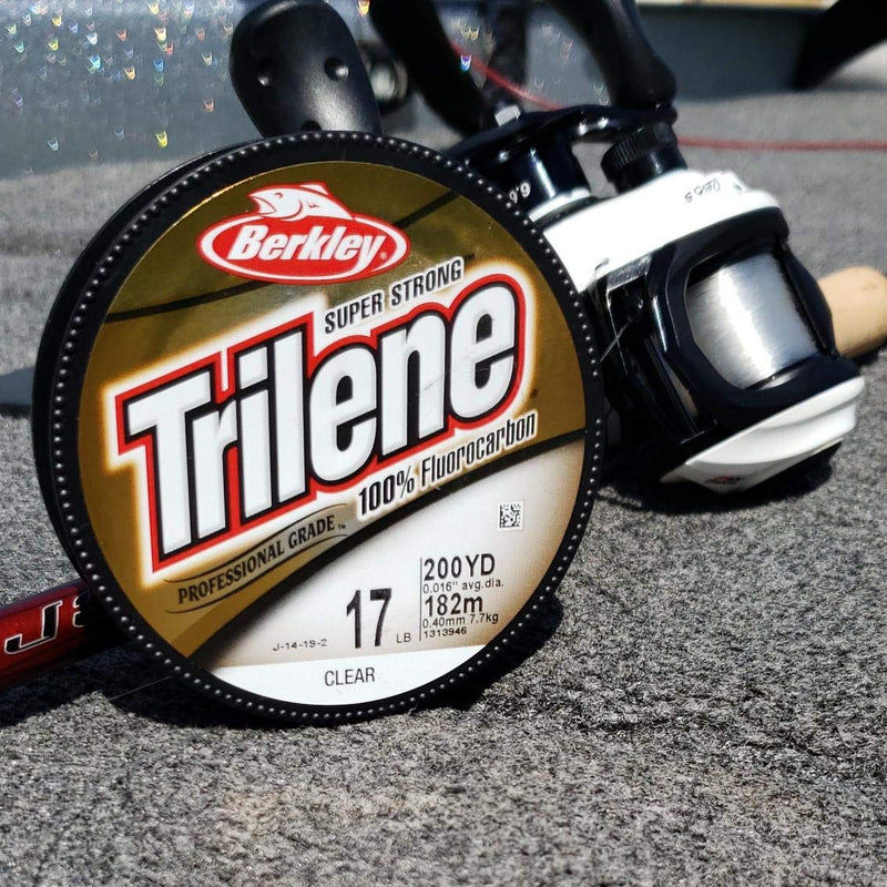 Berkley Trilene 100% Fluorocarbon Fishing Line/Leader Material 110 Yards Clear 10 Pounds - BeesActive Australia