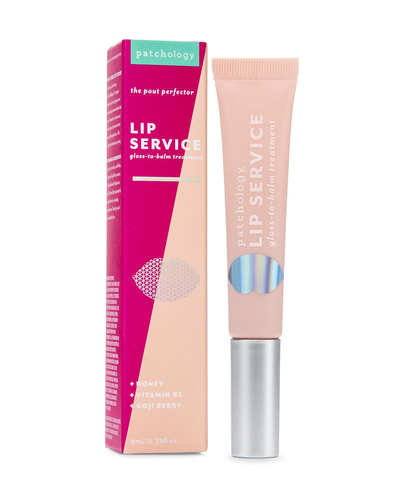Patchology Lip Gloss - to - Lip Balm Treatment for dry lips, Lip Service 1 Count - BeesActive Australia
