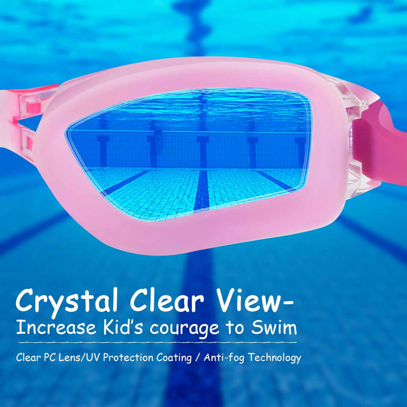 Kids Swim Goggles, 2 Packs Swimming Goggles for Kids Girls Boys and Child - BeesActive Australia