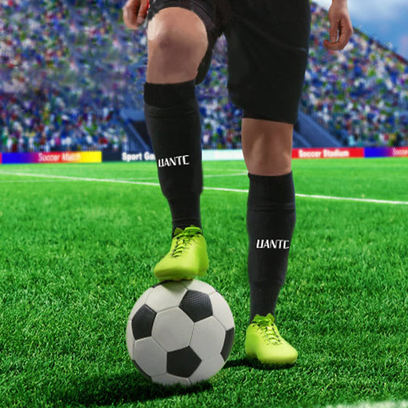 Uantc Shin Guards - Soccer Shin Guards Cushion Protection Reduce Shocks and Injuries - Calf Protective Gear Shin Guards for Kids/Adult - Shin Guards Soccer Youth for Boys/Girls Black Medium - BeesActive Australia